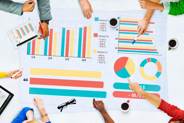Business People Meeting Planning Analysis Statistics Brainstormi